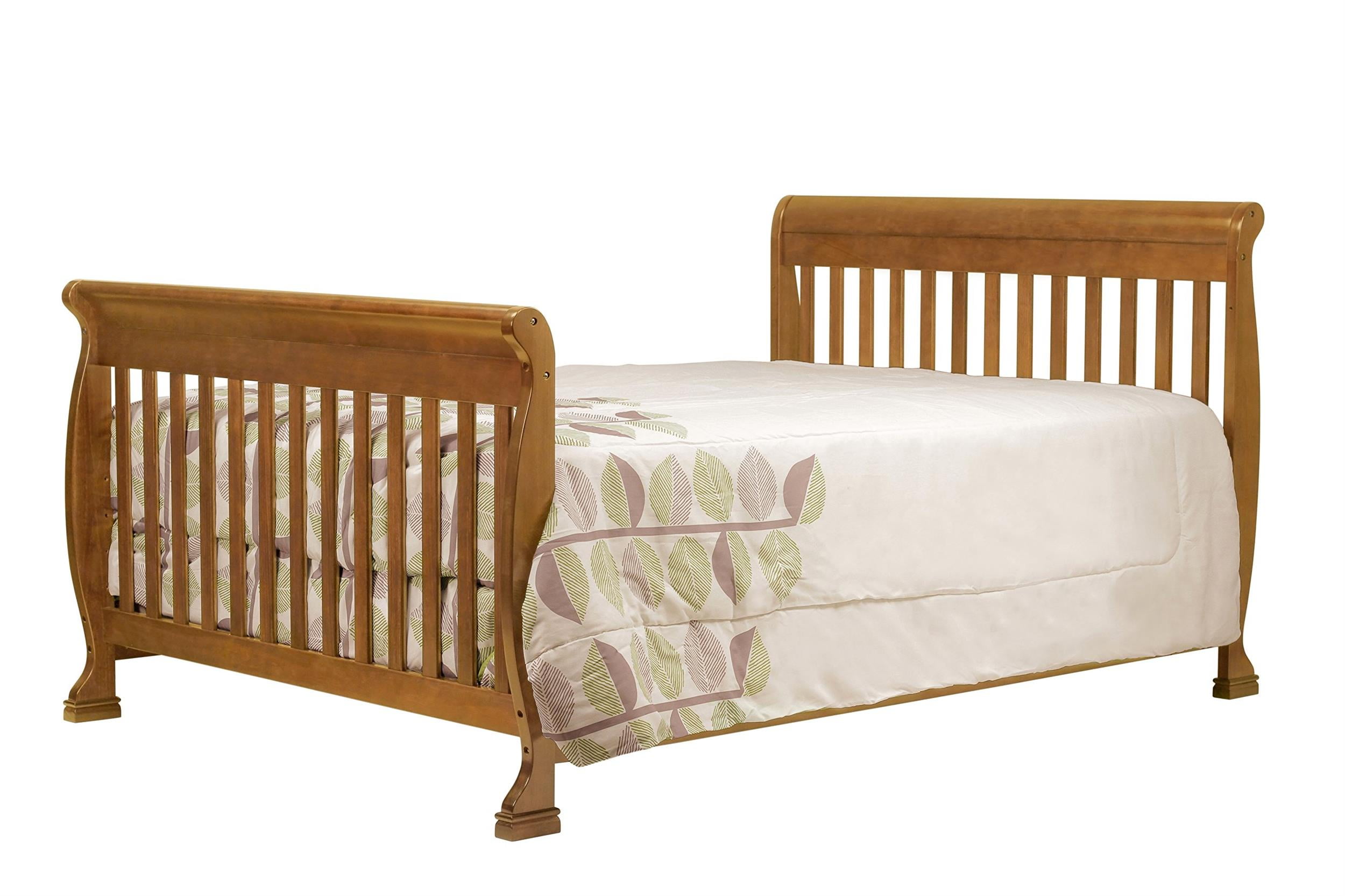 DaVinci Full Twin Size Bed Conversion Kit in Chestnut