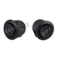 thumbnail image 2 of 2 x AC 6A/250V 10A/125V 3 Pin SPDT ON/OFF/ON 3 Position Round Boat Rocker Switch, 2 of 5