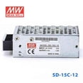 thumbnail image 3 of Mean Well SD-15C-12 DC-DC Converter - 15W - 36~72V in 12V out, 3 of 5