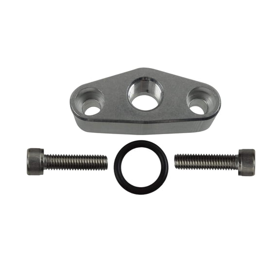 ICT Billet Oil Pressure Sensor Adapter Port - For Gen 4 LS Valley Pan - M16-1.5 Sending Unit 551623