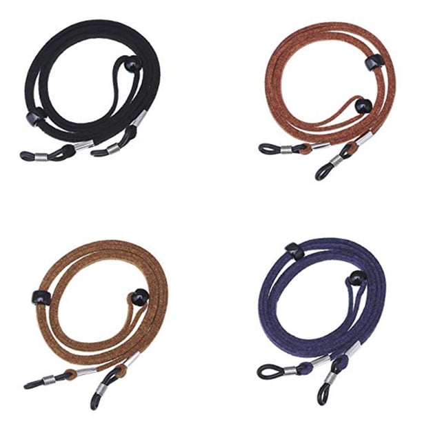 GOOHOCHY 4 Uds soporte de correa para gafas resistencia al deslizamiento ajustable cordón para gafas correa para gafas deportivas cuerda