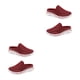 thumbnail image 2 of Minnieouse 1 par de toboganes de cubierta de malla de estilo informal portátil para mujer, zapatilla de tacón plano de viaje, suela de EVA, Rojo talla 44 2piezas, 2 of 6