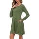 thumbnail image 4 of Vestidos casuales de manga larga con bolsillos para mujer Fokelyi LRWJ1046-73, 4 of 7