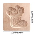 thumbnail image 3 of Modèle de Biscuits Sculpté en Bois, Coupe-Cookies, Pain d'Épice, Sablé, 3 of 3