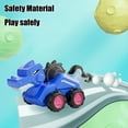 thumbnail image 2 of Fjnjuu Push Construction Truck Toys Dinosaur Engineering Vehicle Car Toy Excavator Dump Truck Multi Joint Movable Friction Powered Construction Trucks for Toddlers, 2 of 8
