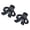Black, variant on NEXAVKPR Modern Cast Iron Candle Stands Bows Accent Wedding Table Decoration