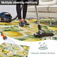thumbnail image 5 of Yellow Lemons Outdoor Rug for Patio/Deck/Porch, Non-Slip Large Area Rug 5 x 8 Ft, Summer Botanical Checkered Pastoral Indoor Outdoor Rugs Washable Area Rugs, Reversible Camping Rug Carpet Runner, 5 of 8