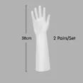 thumbnail image 3 of 2 pares/juego de guantes de nitrilo de silicona de grado alimenticio, resistentes al agua, para limpieza del hogar, cocina, lavado de platos, fregado RR2132, 3 of 5