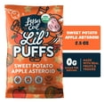thumbnail image 3 of LesserEvil, Lil' Puffs, Organic Baby Snacks for Toddlers, Sweet Potato Apple Asteroid, 2.5 oz, 3 of 8