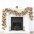 thumbnail image 1 of 70.87In Spring Summer Artificial Greenery Rattan Simulation Flower Vines Lush Foliage Bendable Shape UV Resistant No Maintenance For Wedding Backdrops Arches Stairs Fireplaces Decor, 1 of 9