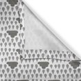 thumbnail image 6 of Ambesonne Grey and White Valance & Curtain, Raindrops Clouds Sky, 55"x36", Grey White, 6 of 7