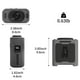 thumbnail image 5 of Ventilador Portátil de Cintura 10000 MAh con Batería Externa, Iluminación LED, Ventilador Cuello Colgante, 5 Velocidades, Potente Flujo de Aire, Ventilador de Refrigeración Verde., 5 of 5