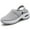 Gray, variant on Women's Mesh Garden Shoes Air Cushion Mule Clogs Lightweight Walking Shoes Comfortable Shoes Around The House