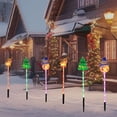 thumbnail image 7 of HIBIBUD Christmas Decorations Outdoor,5 Pack 18" Candy Christmas Decorations Outdoor with Brighter Led,Solar Christmas Pathway Lights for Yard Xmas, 7 of 7