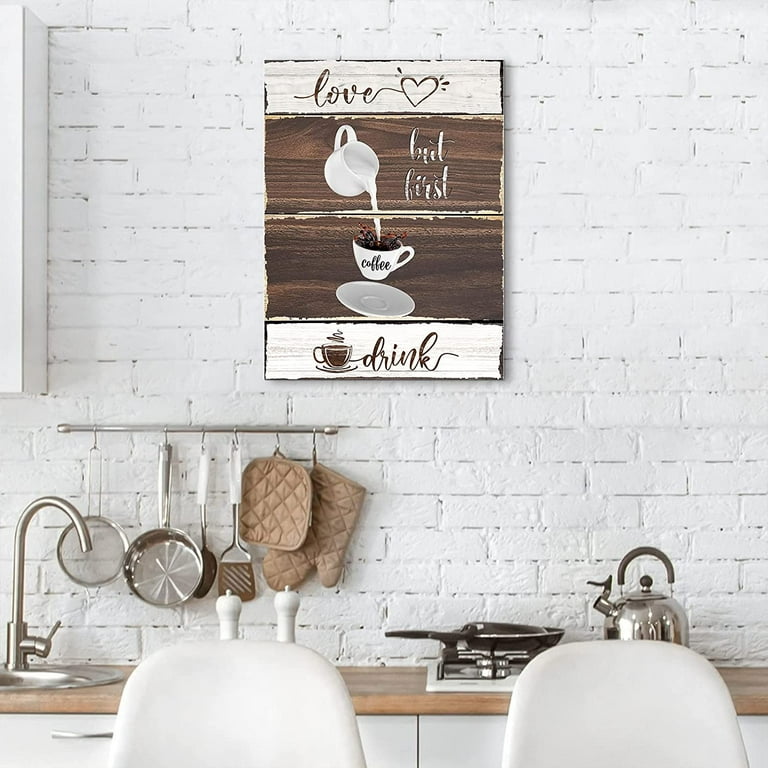 Kitchen Wall Art Farmhouse kitchen Wall Decor In This Kitchen Funny Quote  Poster