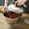 thumbnail image 2 of Miangastore Anti-Corrosion Stainless Steel Basin Silver 1Set 7.1x7.1in, 2 of 9