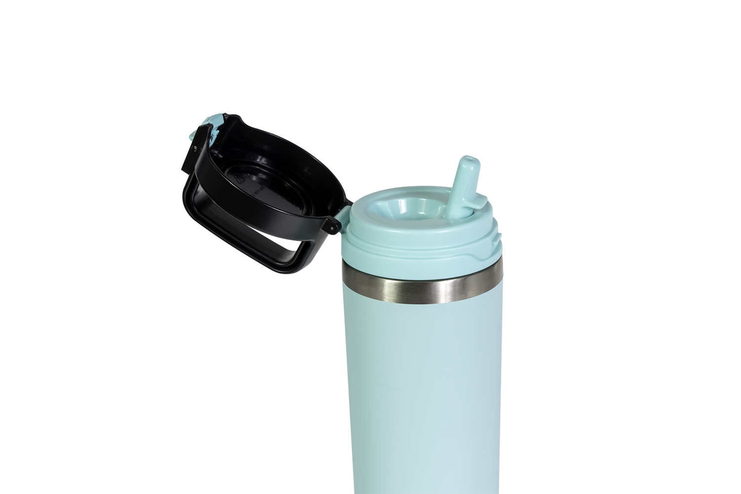 2 Pack COOL GEAR Niagara 25oz Stainless Steel Water Bottle | Locking lid | Pull up sipper - image 2 of 4