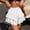 *White, variant on Binmer Women's High Waist Tiered Ruffle A Line Mini Skirt,Casual Summer Flowy Skirt Pink,Women's Plus L