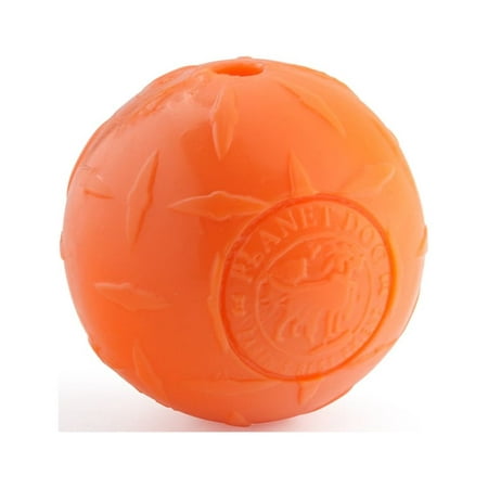 UPC: 0855947006550 | Planet Dog Orbee-Tuff Diamond Plate Dog Ball Orange Large