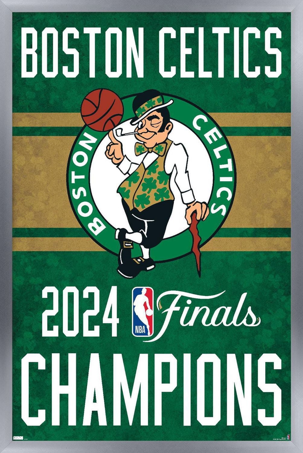 NBA Boston Celtics - 2024 NBA Finals Team Logo Wall Poster