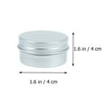thumbnail image 2 of 20 Pcs 20ml Conteneur Cosmétique de Voyage Boîte d'Échantillons en Aluminium avec Couvercle à Vis Pot de Rangement Vide pour Maquillage, 2 of 8