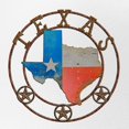 thumbnail image 2 of CafePress - Texas Wrought Iron Barn Art - Adjustable Unisex Printed Trucker Hat with Mesh Back, 2 of 8
