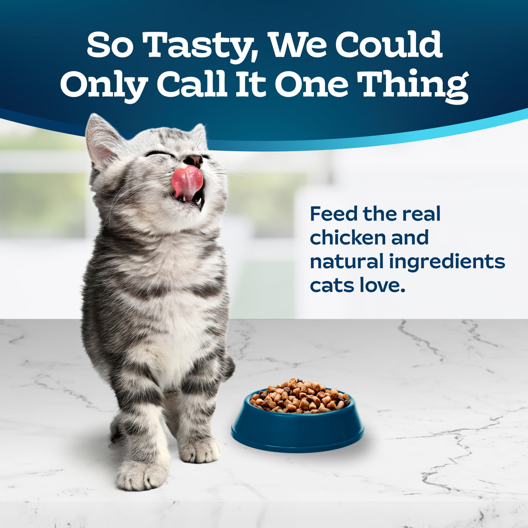 Blue Buffalo Tastefuls Natural Kitten Dry Cat Food, Chicken Recipe, 7-lb. Bag