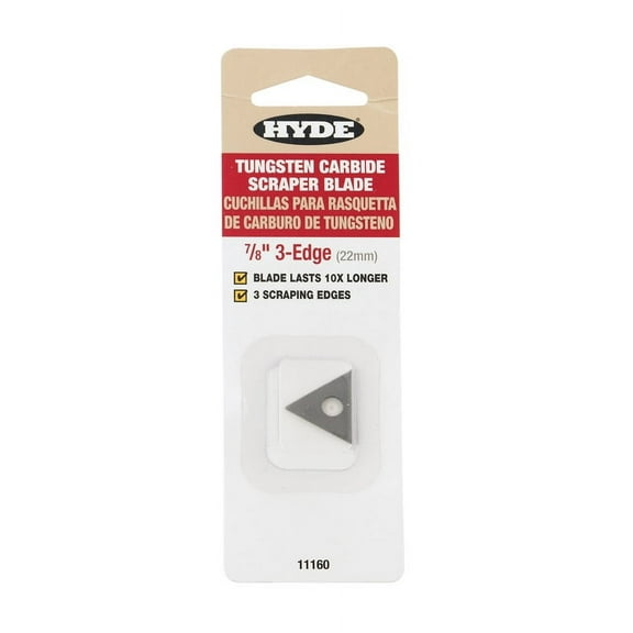 HYDE TOOLS 3 Edge Triangle Blade 11160