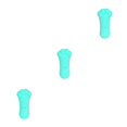 thumbnail image 3 of Vogacara Bandeja de cubitos de hielo para el rostro, bolsas para el cuidado de la piel, bolsas para los ojos, molde de rollo Facial de silicona, Type1 NO1, 3 of 6