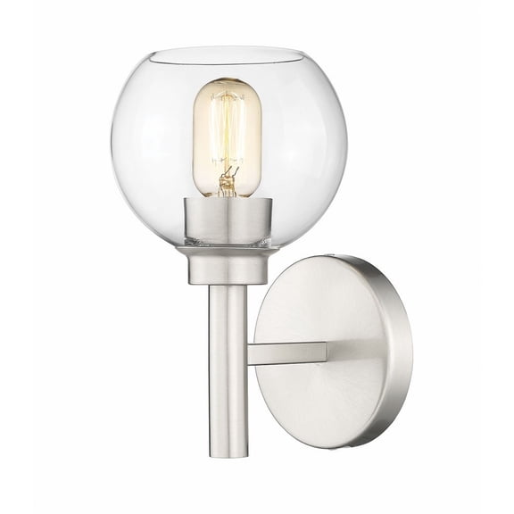 7502-1S-BN-Z-Lite-Sutton - 1 Light Wall Sconce In Modern Style-10.25 Inches Tall and 6 Inches Wide-Brushed Nickel Finish