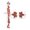 B, variant on ICQOVD Artificial Maple Leaf Garland Fall Hanging Vine Faux Autumn Foliage Decoration for Halloween Thanksgiving Festival Wall Door Fireplace Indoor Outdoor Decor