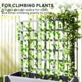 thumbnail image 4 of Outsunny 3 Tier Raised Garden Bed with Trellis for Climbing Plants Grey, 4 of 9