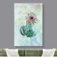 thumbnail image 2 of wall26 Canvas Print Wall Art Watercolor Explosion Green Cacti &amp; Pink Flower Floral Plants Illustrations Realism Rustic Scenic Colorful Multicolor Ultra for Living Room, Bedroom, Office - 24", 2 of 5