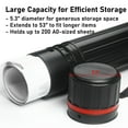 thumbnail image 5 of DUNCHATY Large Poster Tube, 30" to 53", Extendable Poster Tube with Strap, Poster Carrying Case, Telescoping Tube, Art & Poster Transport Tubes, Blueprint Storage, Travel & Protection, 4 Pack, 5 of 8