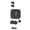 Black, variant on 360 Degree Rotating Phone Light 3 Mode Clip on Fill Light for Video Photography Portable Brightness Adjustable