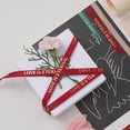 thumbnail image 4 of YAOMOBB Present Packing Ribbon Bronzing Gift Wrapping Ribbon Eternal Love themed Bowknot Making Material, 4 of 7