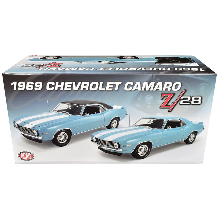 1969 Chevrolet Camaro Z/28 Carolina Blue with White and Black