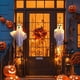 thumbnail image 5 of Qarigey Decoración de fiesta de Halloween, luces LED de tafetán de poliéster suave, larga vida útil, accesorios de decoración de Halloween Disfraces de disfraces blanco, 5 of 6