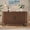 Walnut: 54.3", variant on Tomnk Woo 54.3" Buffet Cabinet with Storage, Tambour Doors, Adjustable Shelves, Multifunctional Sideboard Console for Living Room, Dining Room, Kitchen