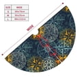 thumbnail image 3 of Sikiie Vintage Compass 30-48 inches {designName} Print Christmas Tree Skirt Snowman Xmas Tree Skirt with Edge Christmas Decorations for Holiday Party36", 3 of 7