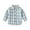 Blue, variant on XBASW Kids Toddler Boys' Plaid Shirt Collar Button down Dress Shirts Long Sleeve Blouses for Boys Size 2-7Y