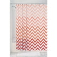 thumbnail image 3 of InterDesign Ombre Chevron Fabric Shower Curtain, Standard 72" x 72", Mint/Multi, 3 of 3