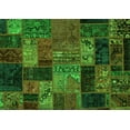 thumbnail image 1 of Ahgly Company Indoor Rectangle Oriental Green Modern Area Rugs, 8' x 10', 1 of 4
