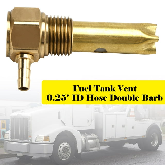0.25" ID Hose Double Barb Fuel Tank Vent Assy FTA-V-50-02 For Peterbilt