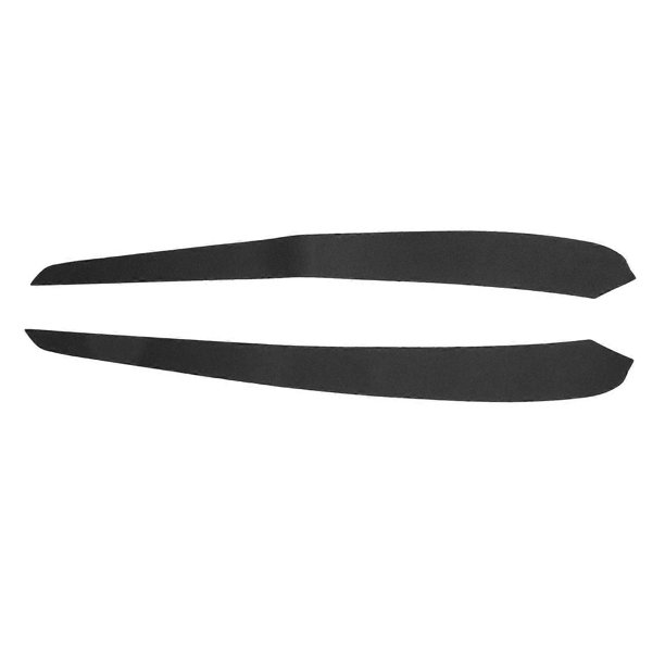 2Pcs Inner Door Panel Armrest Cover Trim Replacement for Tesla Model 3 Model Y 2019 to 2023 Black (Suede 9040)