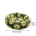 thumbnail image 3 of Dog Bed Cat Bed Pet Round Bed All Season Warm Pet Bed Pet Bed Resting And Sleeping Bed Suitable For All Convenient And Suitable For Every Place In The Home (90cm) Hanging Pet Bath for outside, 3 of 6