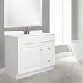 thumbnail image 2 of Pemberly Row 36 -" Bathroom Wood Vanity Without Top in White, 2 of 6