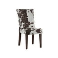 thumbnail image 5 of Weston Home Ayana Cowhide Parsons Dining Chairs, Set of 2, Brown Cowhide, 5 of 8