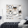 thumbnail image 6 of Balery Funny Animals Series Pattern Tapestry 60x51 Inches - Large Wall Hanging Tapestry for Bedroom, Living Room, Dorm Decor - Artistic and Aesthetic Room Decor, 6 of 9