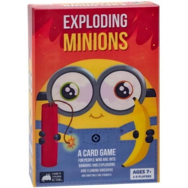 Juego de cartas Explodings Minions Fun Family para adultos, adolescentes y adultos
